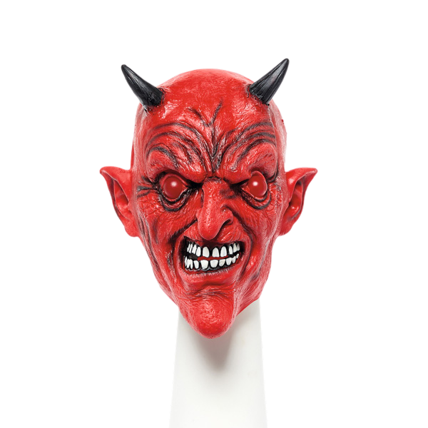 Latex Mask Red Devil